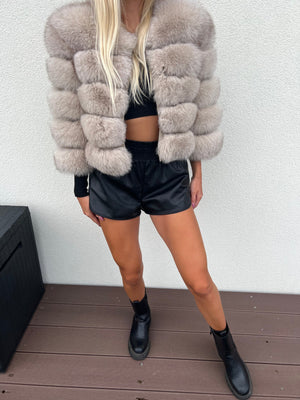 Dámsky pravý kožuch z líšky SWEETGIRL Dámsky kožuch líška Topkozuchy.sk